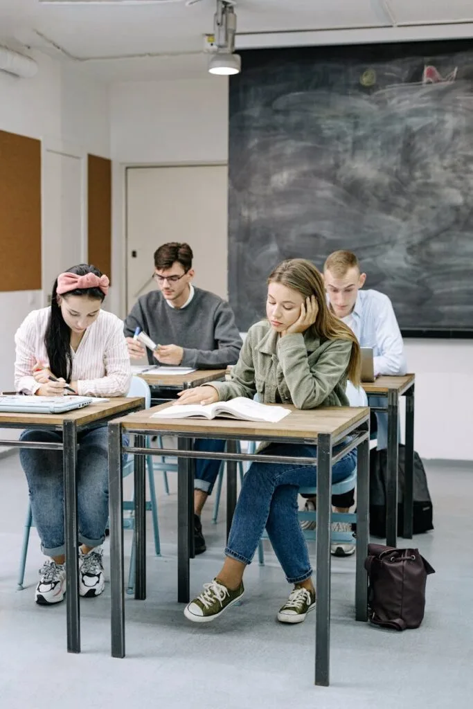people in a classroom