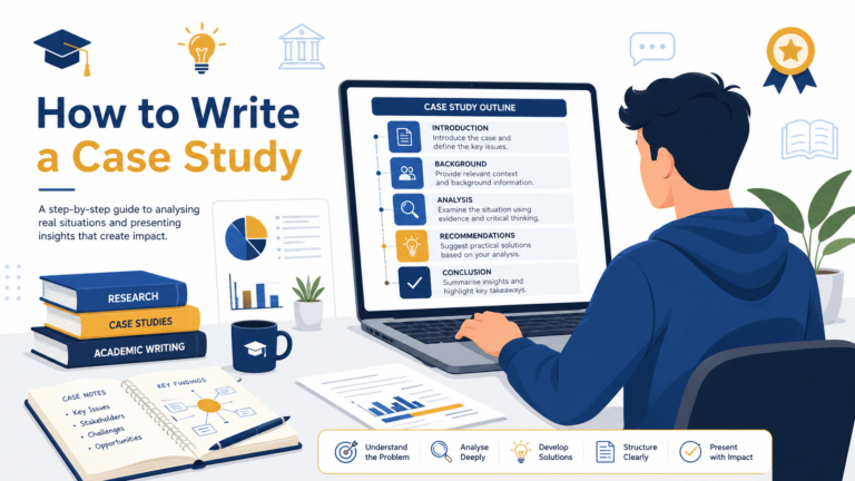 How to write a case study step-by-step guide with examples and proper structure for university students
