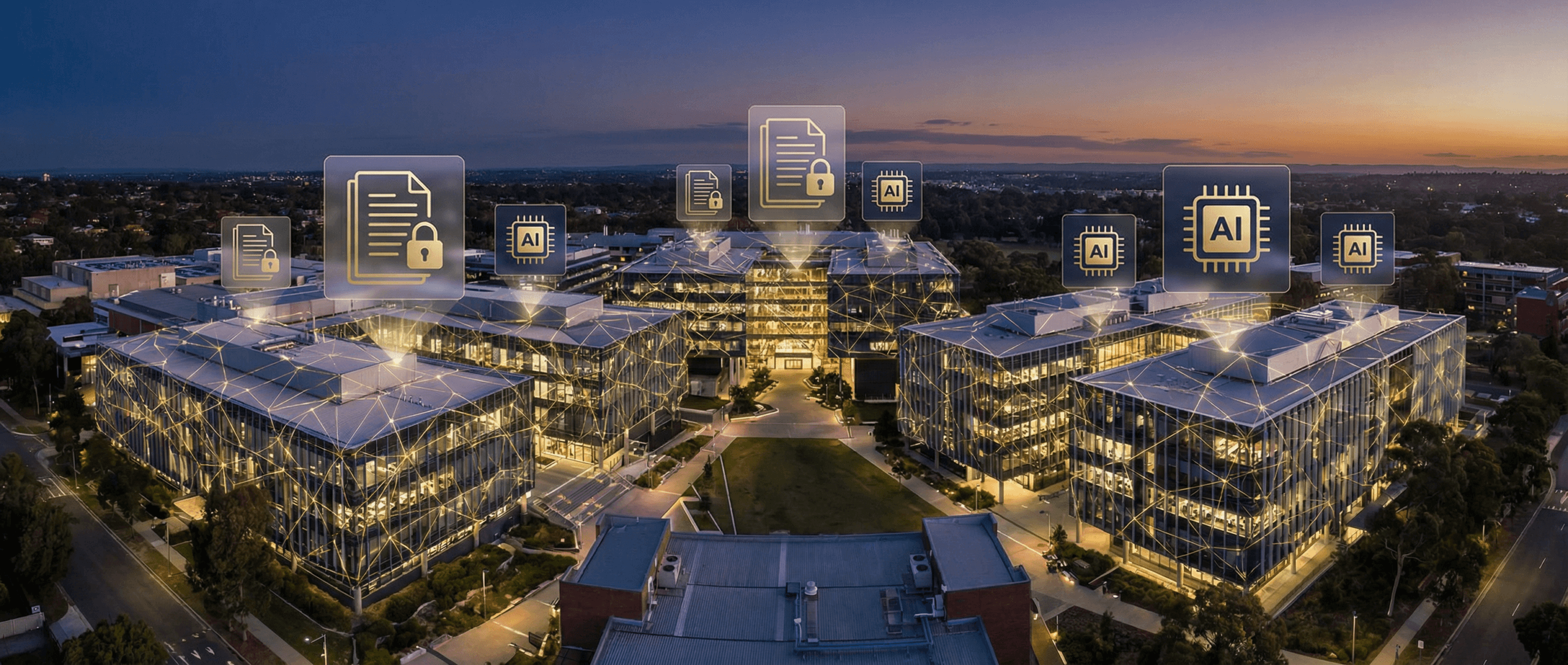 AI policy Australian universities 2026 overview showing three major institutions USYD UNSW Melbourne