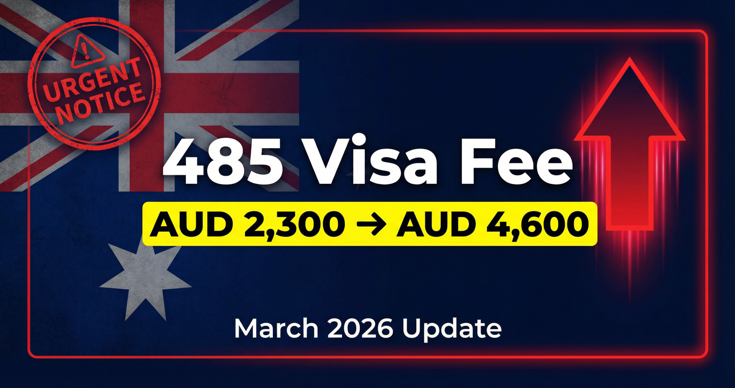 australia 485 visa fee hike 2026 international student