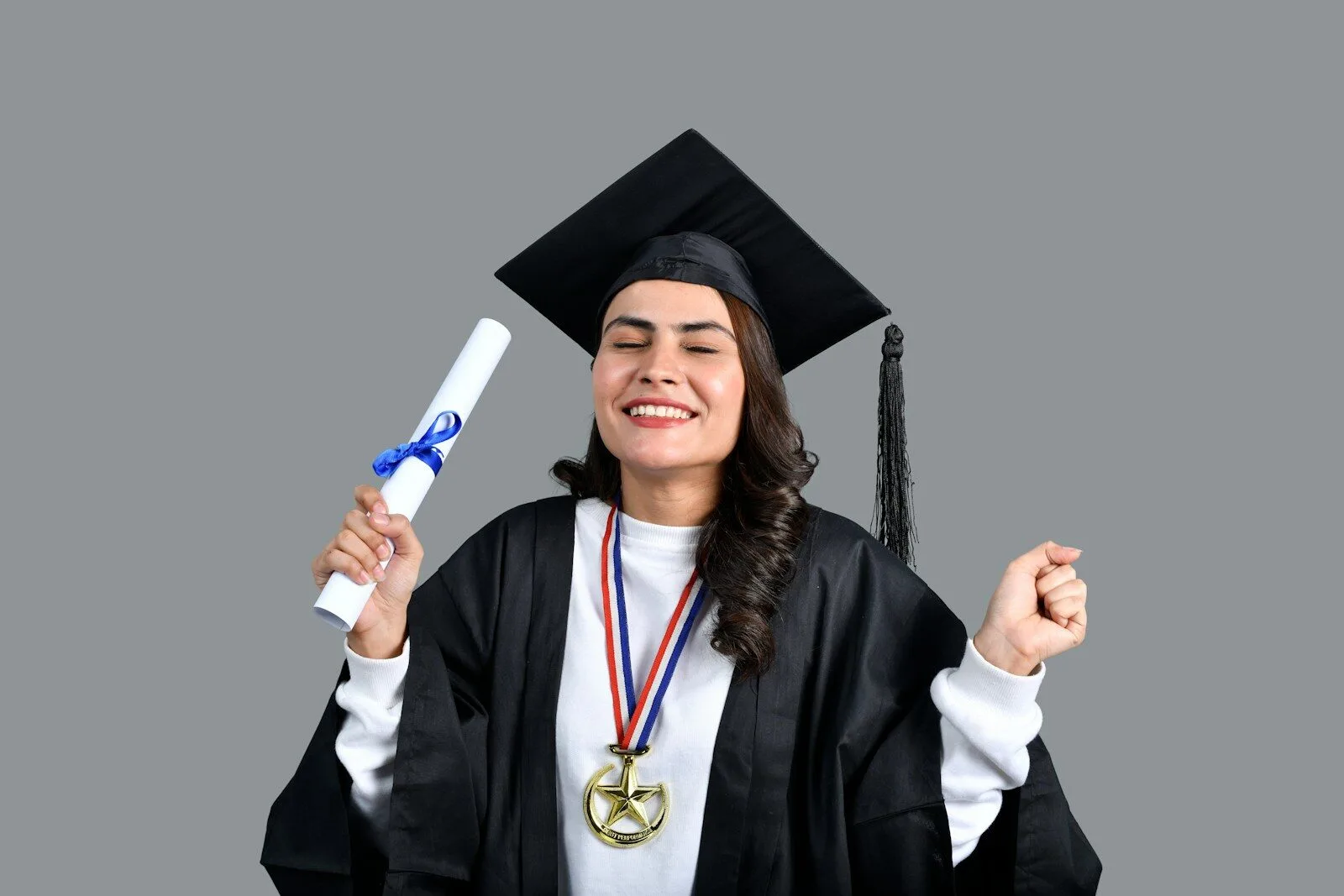student achieving high grades after assignment help UK