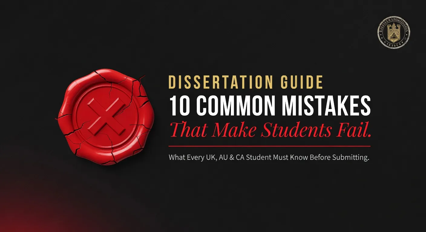 common dissertation mistakes that cause students to fail