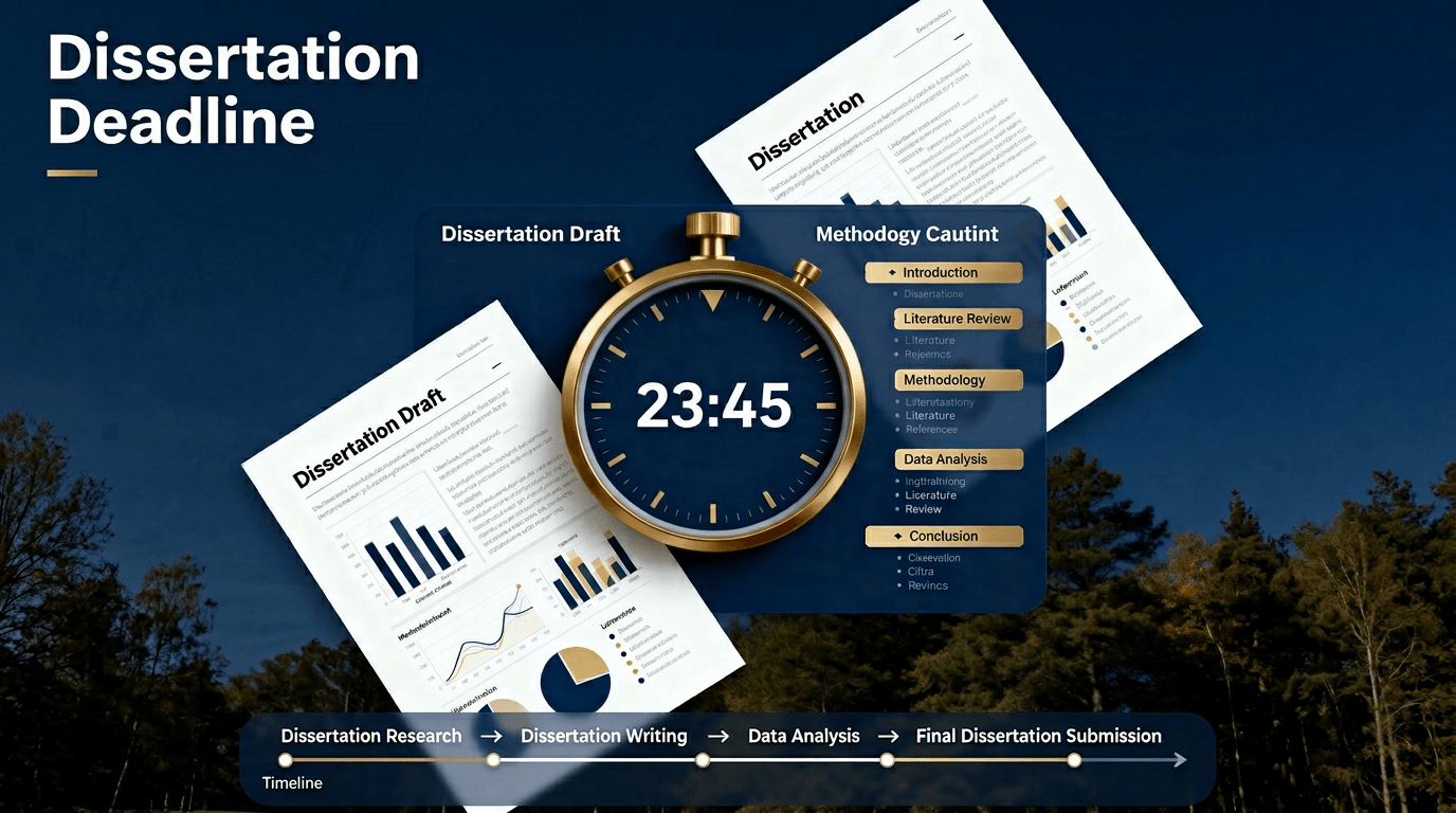 dissertation deadline close 24 hour plan infographic