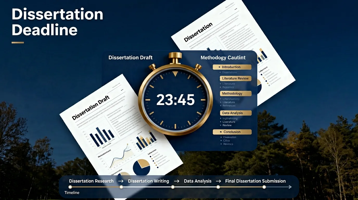 dissertation deadline close 24 hour plan infographic