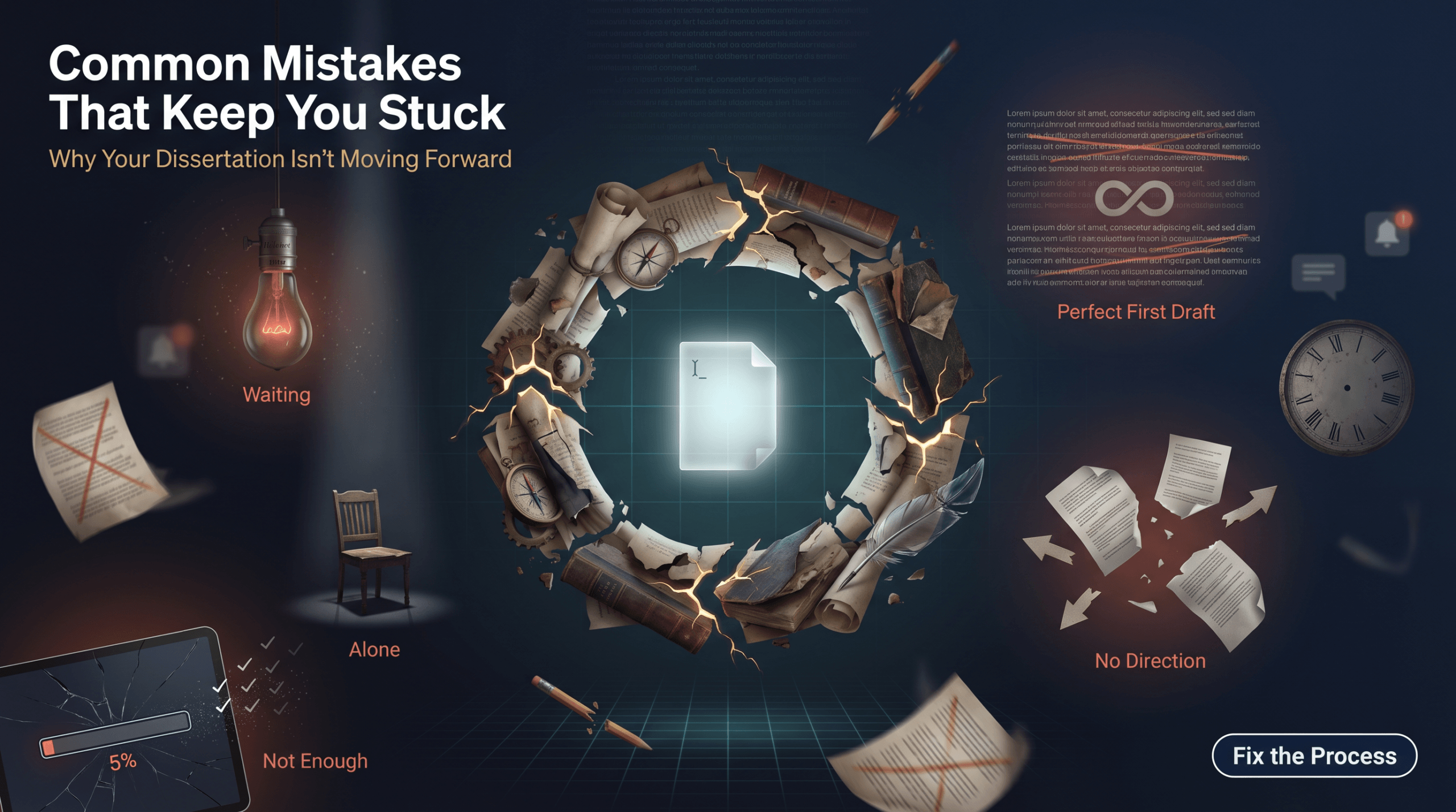 common mistakes in dissertation writer’s block like perfectionism procrastination and lack of structure