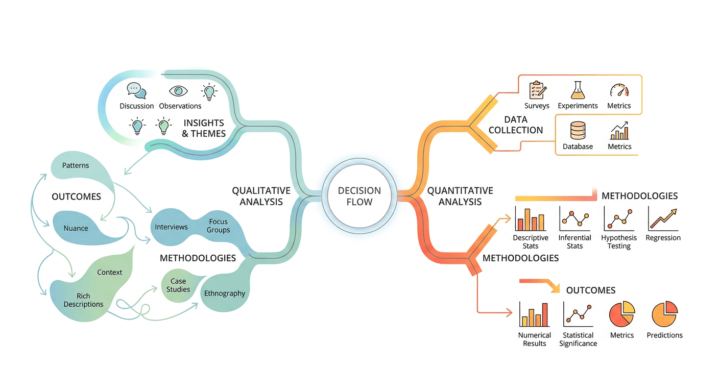 how to choose between qualitative and quantitative research