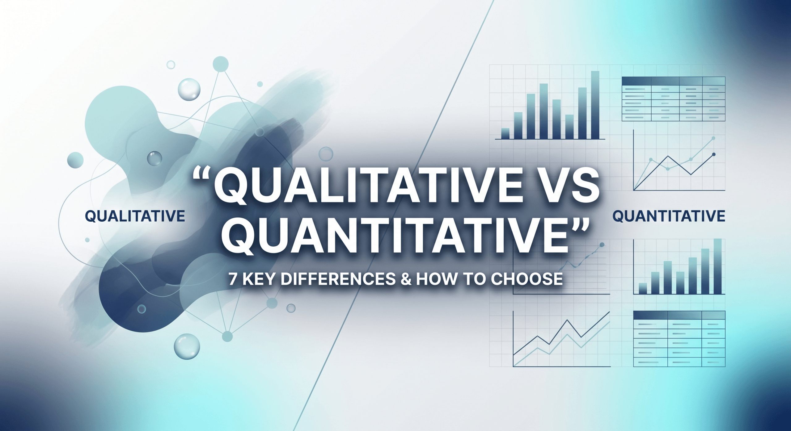 qualitative vs quantitative dissertation comparison overview