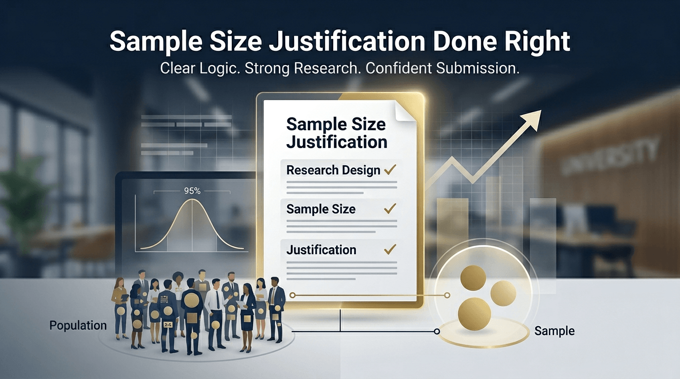 sample size justification dissertation final overview with population to sample selection and statistical reasoning