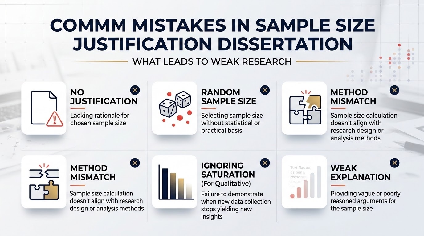 common mistakes in sample size justification dissertation