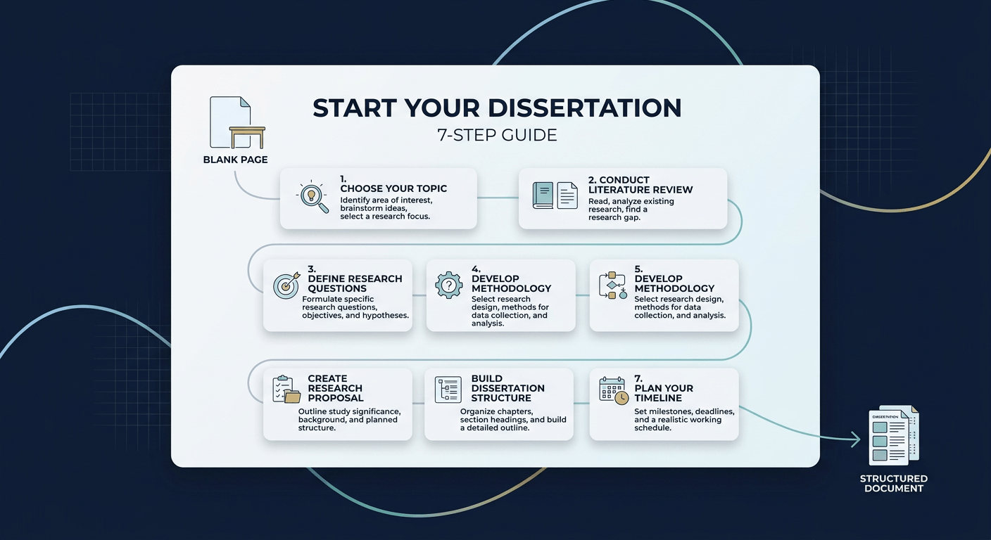 start writing a dissertation step by step guide