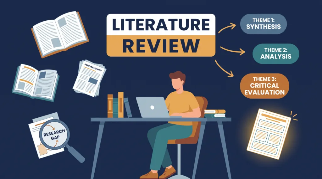 how to write a literature review step by step guide for university students