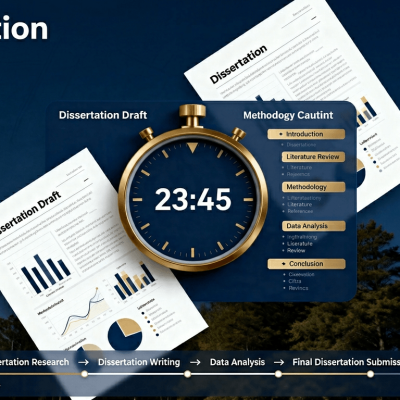 dissertation deadline close 24 hour plan infographic
