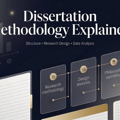 complete dissertation methodology guide explaining research philosophy design data collection sampling analysis and writing process for students