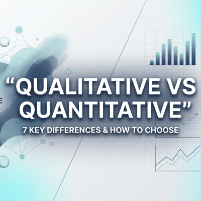 qualitative vs quantitative dissertation comparison overview