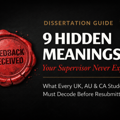 supervisor feedback on dissertation 9 hidden meanings decoded for students
